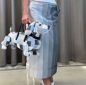 Brand New Midi Length Skirt Only Multi Tone Gray